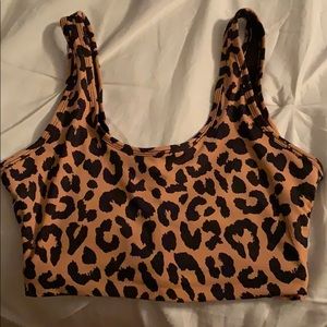 Balance Athletica sports bra “leopard”